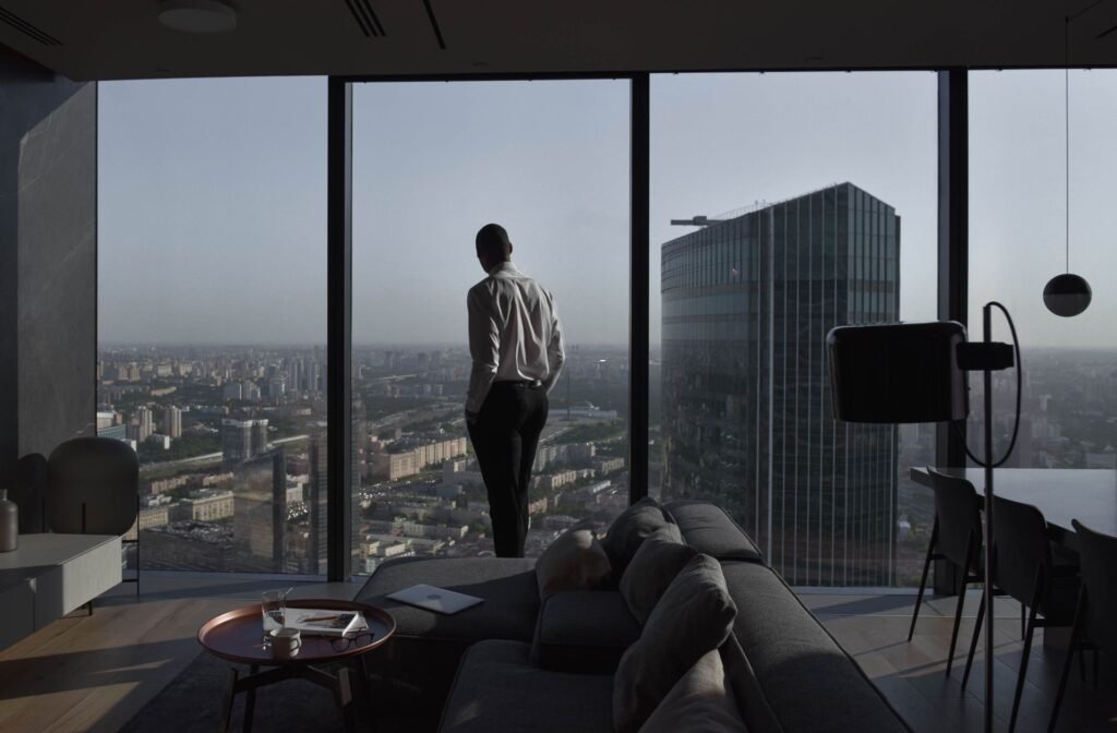 Astrologer in Borivali: Modern apartment with a panoramic city skyline view