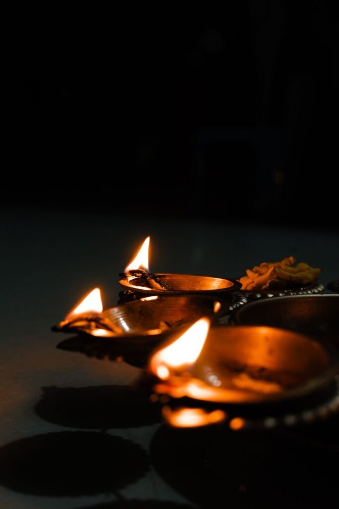Janam Kundli Reading in Mumbai: Diyas lit for a puja